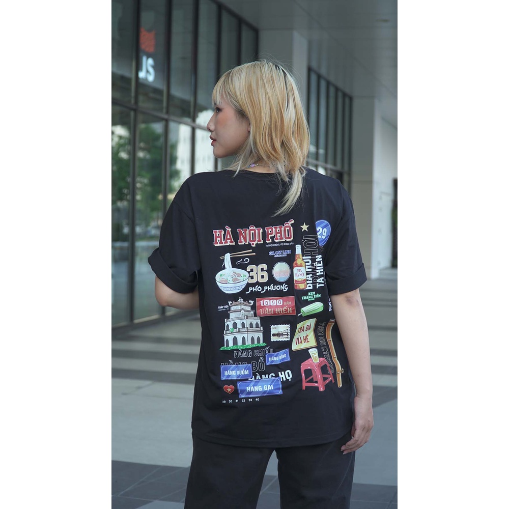 Áo Thun Nam Cổ Tròn Hà Nội Phố Mẫu Mới Chất Cotton 2s Clothing Áo Phông Nam Hot Trend 36 Phố Phường Dáng Unisex TV5065 | BigBuy360 - bigbuy360.vn