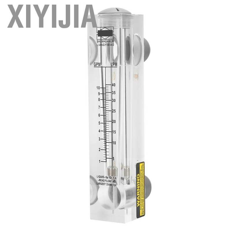 Xiyijia 1-10GPM LZM-25 Knob Panel Type Liquid Flowmeter Flow Meter Measurement ZG1&quot;