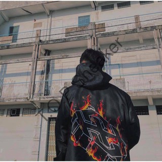 [FREE SHIP ĐƠN 99K] Áo Khoác Dù Off Lửa