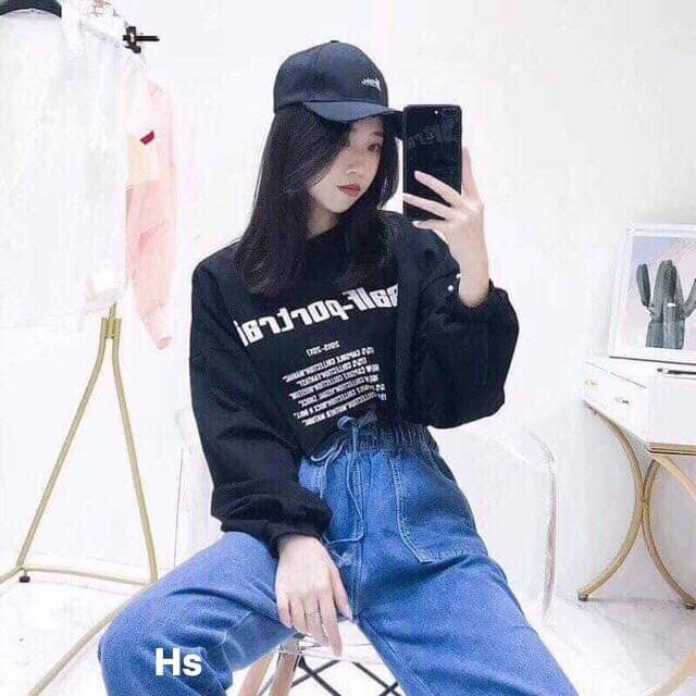 Áo croptop Solf Port dài tay HSU0819