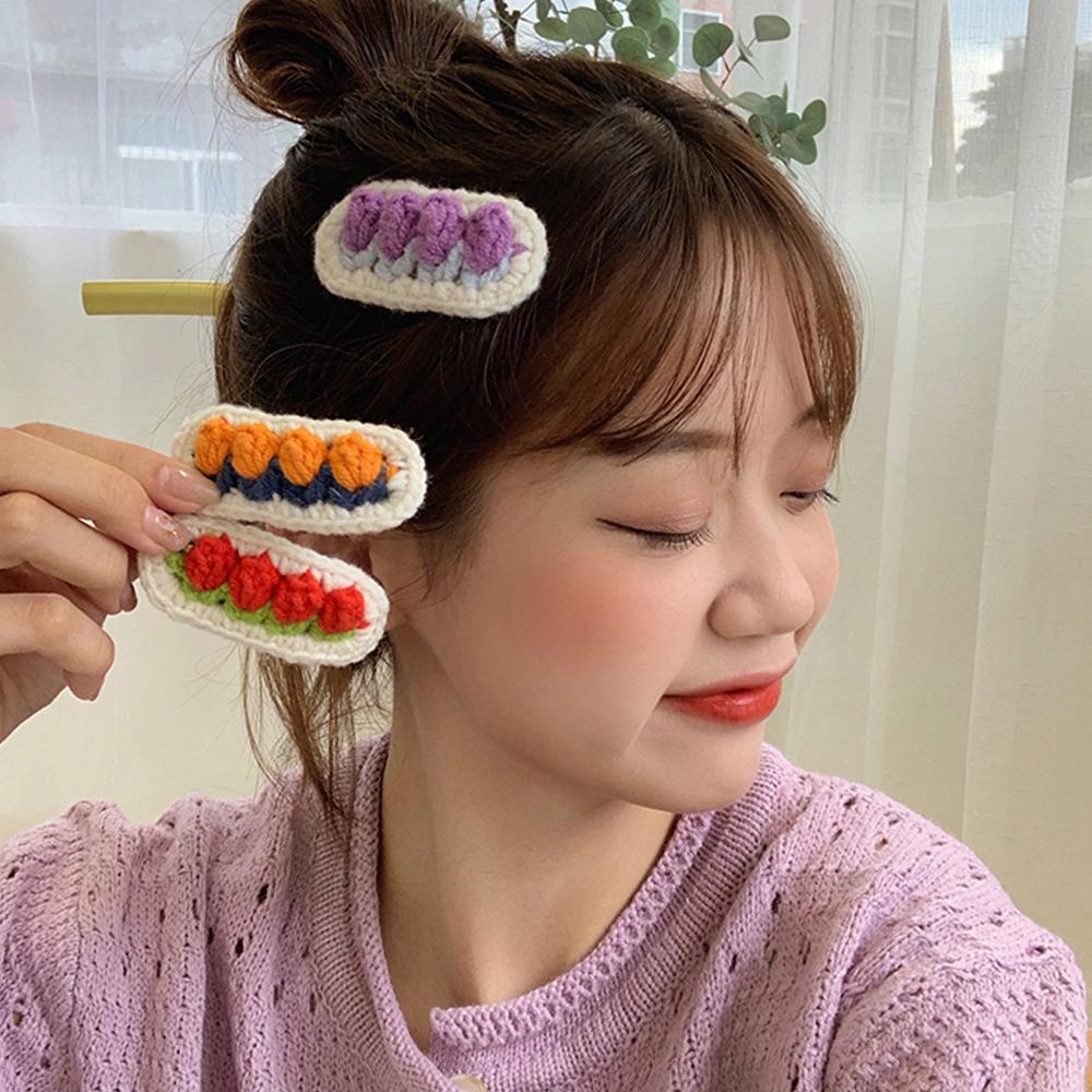 Kẹp Tóc Hoa Màu Ngà Mới Cho Bé Gái
