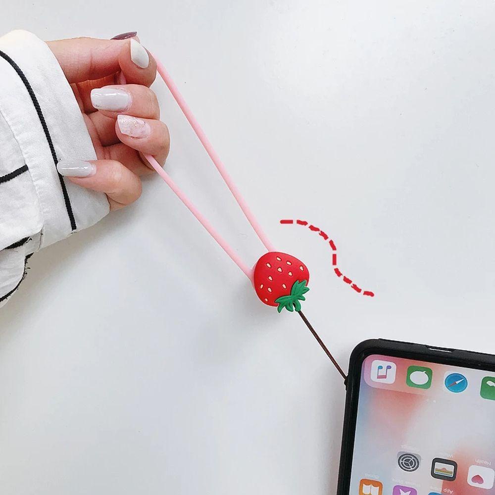 Ốp Điện Thoại Họa Tiết Trái Cây Kèm Móc Xỏ Ngón Cho TAYLOR1