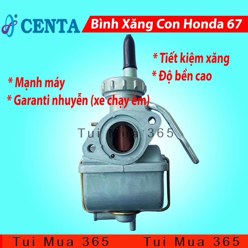 Bình Xăng Con Tiết Kiệm Xăng SS67 Kiểu Zin Honda 67cc