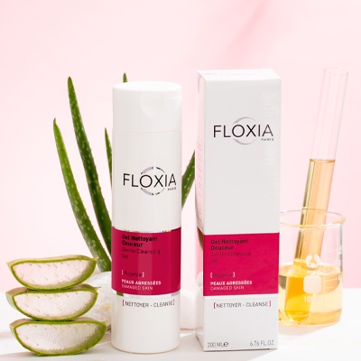Gel rửa mặt FLOXIA GENTLE CLEANSING GEL 200ml làm sạch dịu nhẹ và bảo vệ da