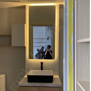 Gương đứng treo tường, gương soi toàn thân cảm ứng 3 màu kích thước 40x120 - guonghoangkim HK1010 BTT