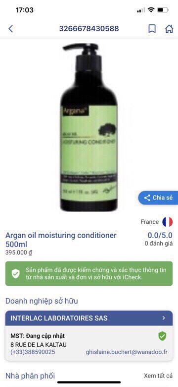 Cặp Dầu Gội Dầu Xả Argana Nuôi Dưỡng Tóc Hương Nước Hoa Siêu Mượt|Bộ Dầu Gội 500ml * 2