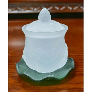 Bộ thờ cúng lưu ly trắng