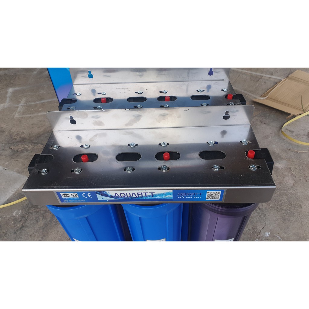 Bộ lọc nước sinh hoạt 3 cấp lọc ly 20 inch pat treo bằng inox độ bền cao
