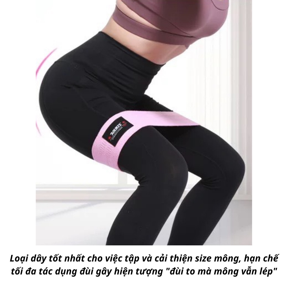 Dây Đàn Hồi Kháng Lực Tập Mông Powerband Chính Hãng AOLIKES AL3603