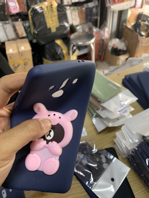 Ốp lưng Huawei Mate 10 pro dẻo màu hình nổi kute