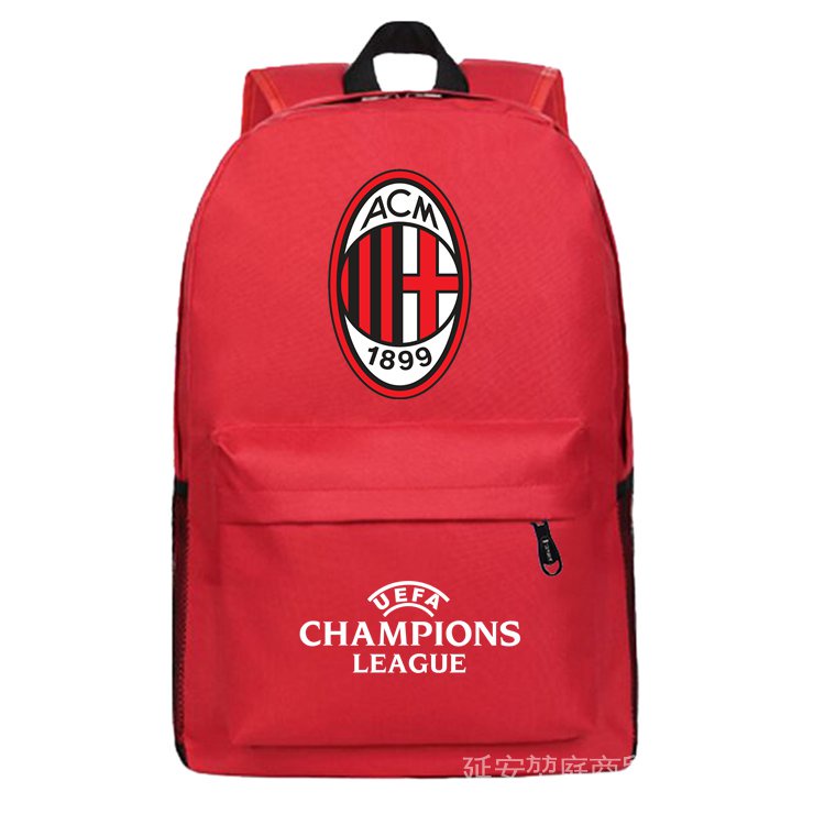 Ba Lô Vải Bố Ac Milan Phong Cách Châu Âu Cho Nam Và Nữ