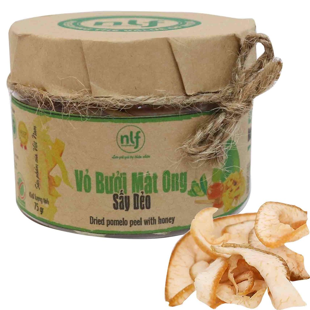 Vỏ bưởi mật ong hộp 50g | Healthy Snack | Ăn vặt văn phòng | Ăn vặt tốt cho sức khỏe | Trái cây sấy dẻo