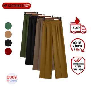 Quần Trung Niên Nữ Q009, Mẫu Quần Dài Phong Cách Tây Âu Chất Thun Cao Cấp | Thời Trang Trung Niên