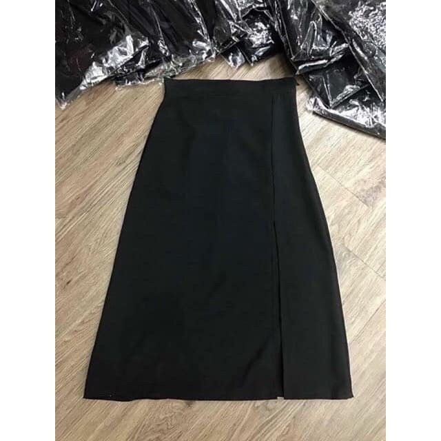 Chân váy xẻ tà