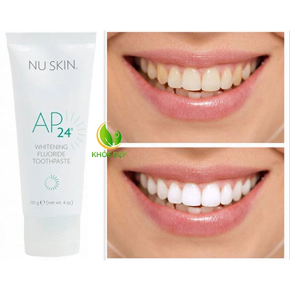 [Mẫu Mới] Kem đánh răng AP24 Nuskin Whitening Flouride Toothpaste Mỹ