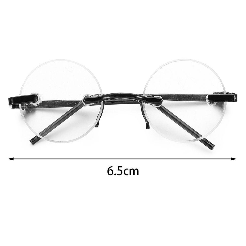 Kính Mắt Gọng Tròn Màu Cầu Vồng Dễ Thương Cho Búp Bê BJD 1 / 61 / 12