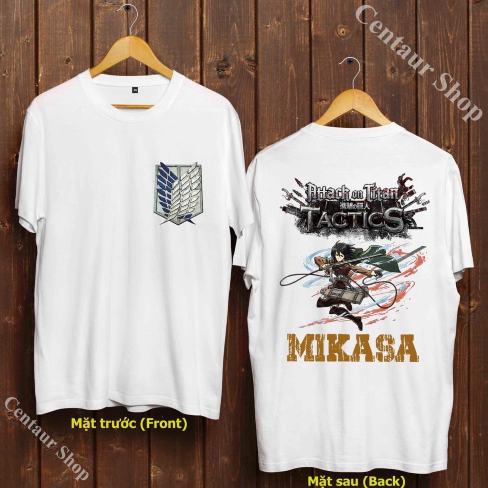 [ƯU ĐÃI] 🎁 Áo Mikasa Ackerman - Áo Attack on Titan - Mikasa Ackerman T-Shirt siêu đẹp - MA-001