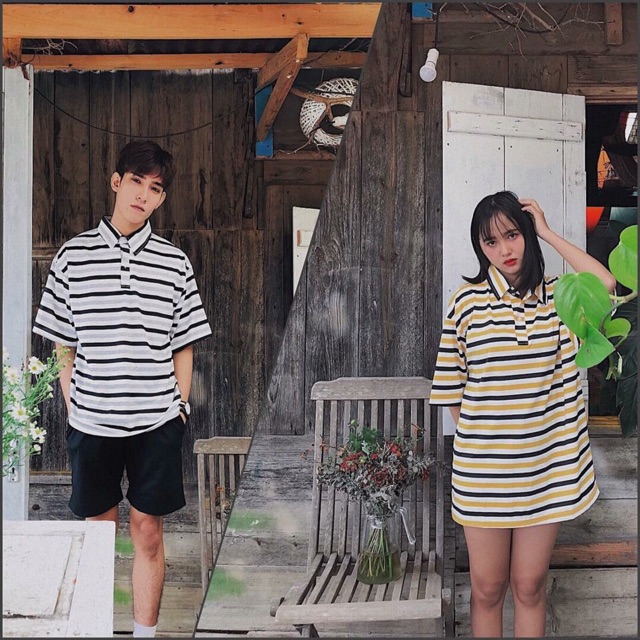 COMBO 3 ÁO POLO SỌC UNISEX HÀN QUỐC [ĐƯỢC CHỌN MÀU VÀ SIZE] [ẢNH CLIP THẬT] | BigBuy360 - bigbuy360.vn