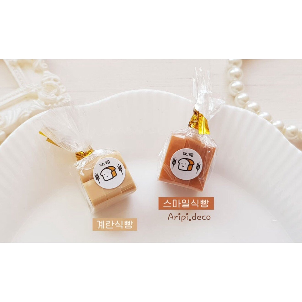 Charm bánh mì sandwich trứng rán xinh xắn /Nguyên liệu làm phụ kiện handmade vòng tay / resin/ B1