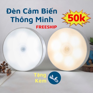 Đèn Cảm Ứng, Đèn ngủ Cảm Ứng Dán Tường, Tủ Quần Áo, Cầu Thang Thông Minh SIXTEEN