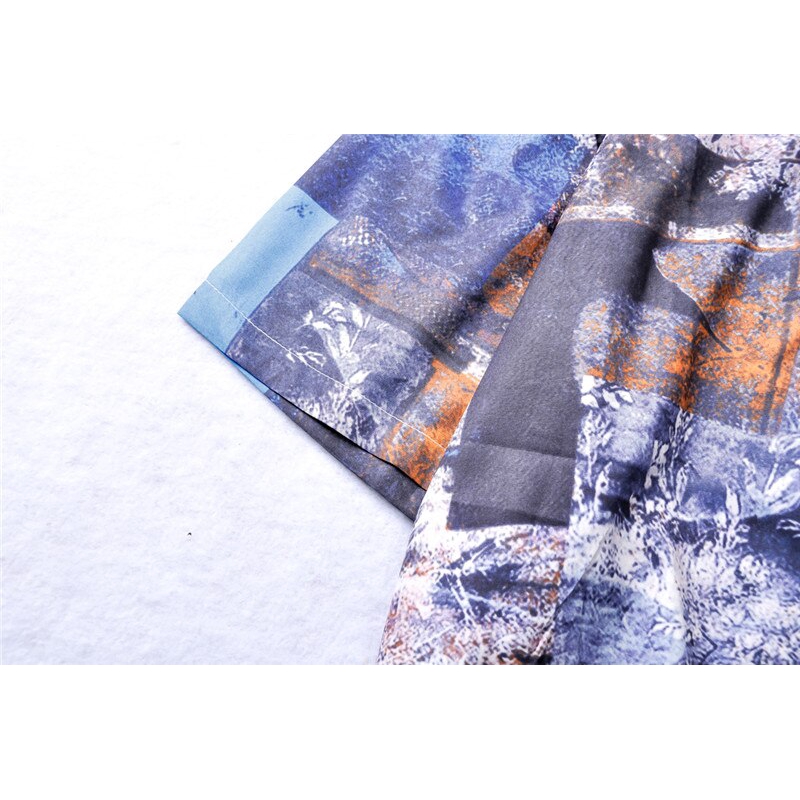 Áo sơ mi nam tay ngắn kiểu dáng retro thời trang phong cách | BigBuy360 - bigbuy360.vn