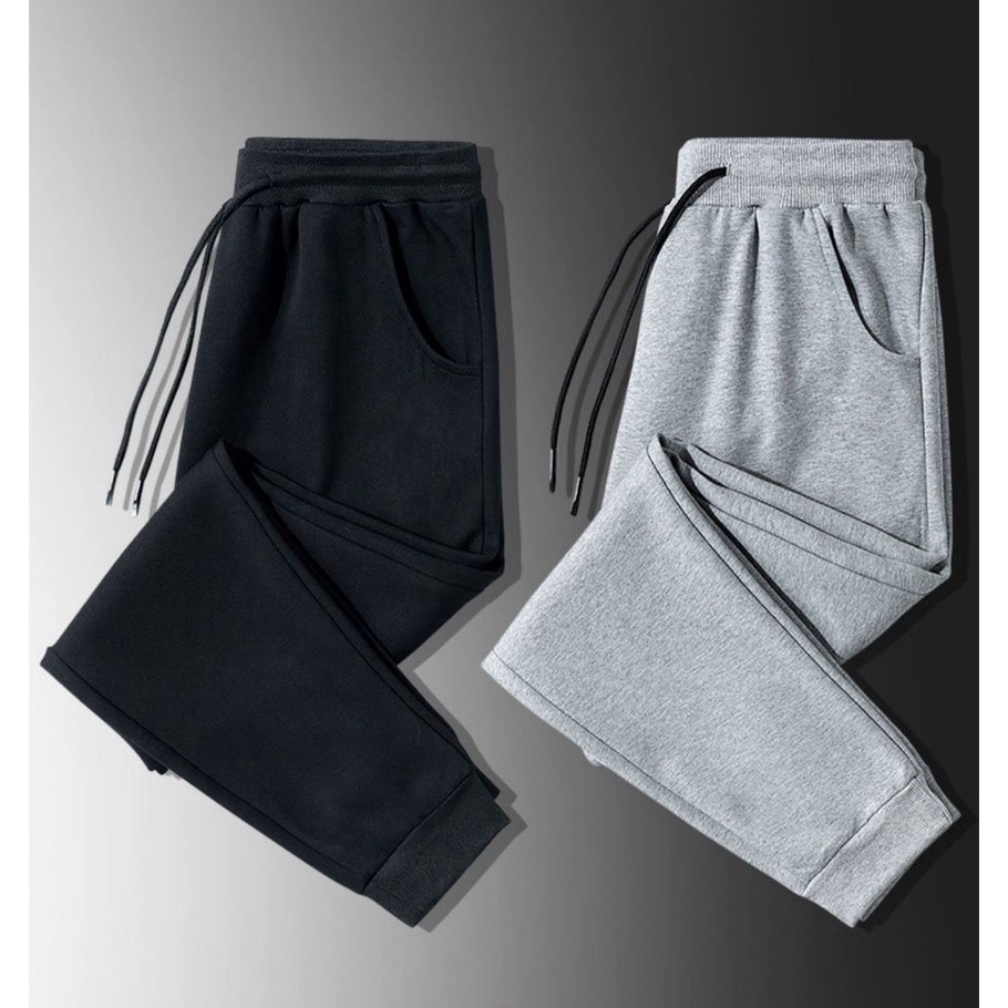 QUẦN JOGGER NỈ TRƠN NAM NỮ SIZE M-L-XL-XXL