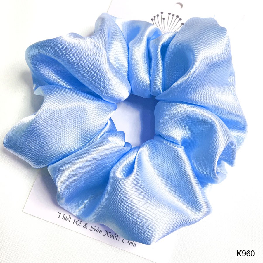 Dây buộc tóc, cột tóc vải scrunchies phi bóng siêu đẹp Orin K1054 K956 K1049 K1052 K1238