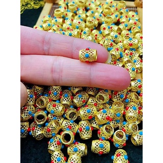 Charm vàng mix vòng phong thủy