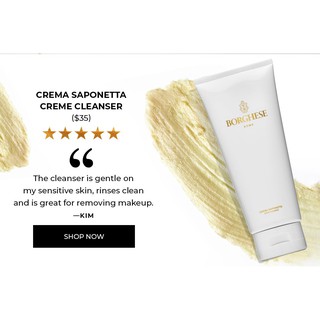 Sửa rửa mặt Borghese Crema Saponetta Creme Cleanser 48g