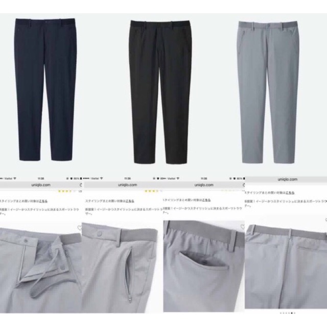 Quần Golf dài Adam Smith Uniqlo
