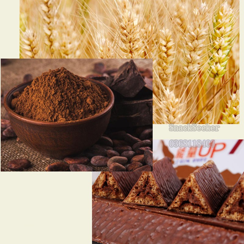 BÁNH SOCOLA 3 VỊ - GÓI 11G- SNACK SEEKER-Bánh thanh socola kem nhân sữa,đậu phộng và socola siêu ngon | BigBuy360 - bigbuy360.vn