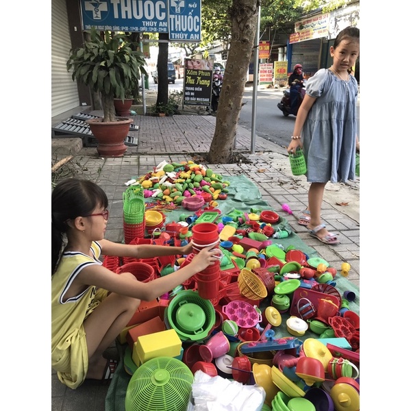 Đồ chơi nấu ăn cân kí ký cho bé gái bé trai HÀNG VIỆT NAM sản xuất an toàn ơi