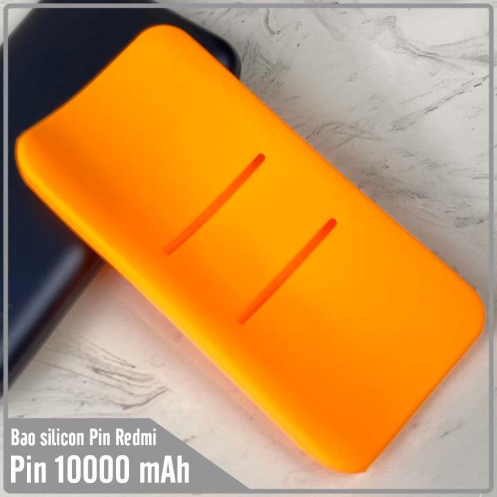 Bao ốp silicon trơn dành cho Pin sạc dự phòng Redmi 10000mAh