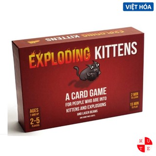 Mèo Nổ Cơ Bản Mèo Nổ Việt Hóa Exploding Kittens Tiếng Việt