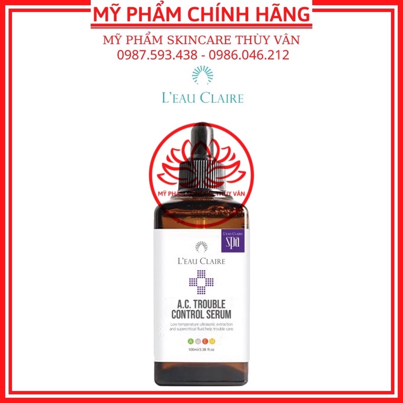 Serum Làm Dịu Da Mụn Sần Bì Hàn Quốc Chính Hãng LEAU CLAIRE 100ml
