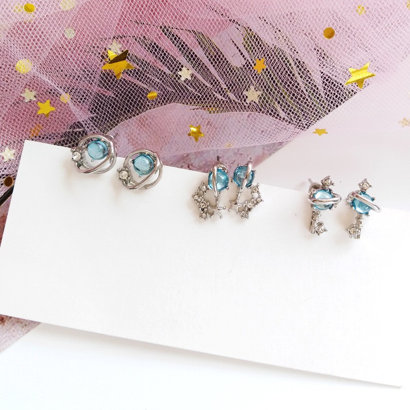 Bông Tai Hình Ngôi Sao Đính Đá A683