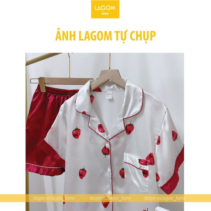 [Mã WAPUSH hoàn 12% xu đơn 99k] Pijama Lụa Satin Cộc Tay Cao Cấp (Ảnh + Video) | BigBuy360 - bigbuy360.vn