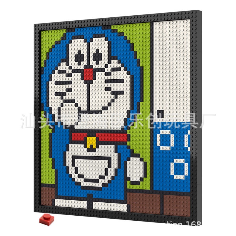 Đồ chơi giáo dục lắp ráp   logo moc combo 50 gạch dẹt vuông 1x1 3024