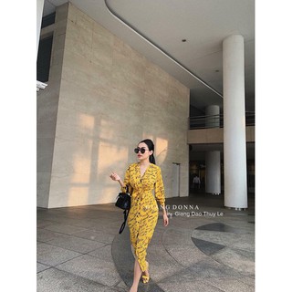 Bigsize Đầm chữ buộc eo bigsize (bigsize haihai)