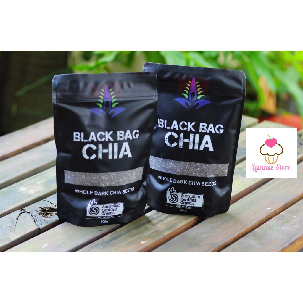 [CHÍNH HÃNG] HẠT CHIA SEEDS BLACK BAG CHIA ÚC GÓI 500g | BigBuy360 - bigbuy360.vn