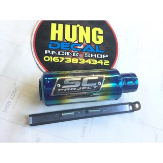 Pô sc tròn lưới titan cổ wave blade