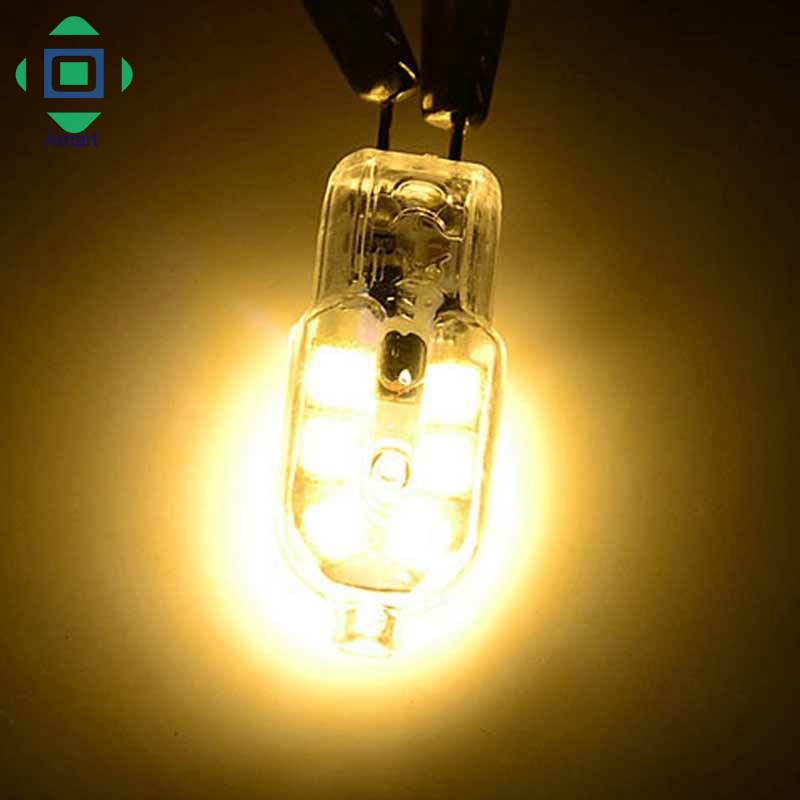 Bộ 10 bóng đèn LED mini G4 SMD2835 chạy nguồn AC/DC 12V 220V