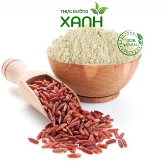 500Gr Bột Gạo Lứt Giảm Cân Nguyên Chất, Bột Gạo Lức Rang Tay Xay Mịn - Thực Dưỡng Xanh