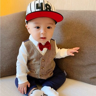 SET BODY KÈM ÁO GILE CHO BÉ TRAI-thanh lý