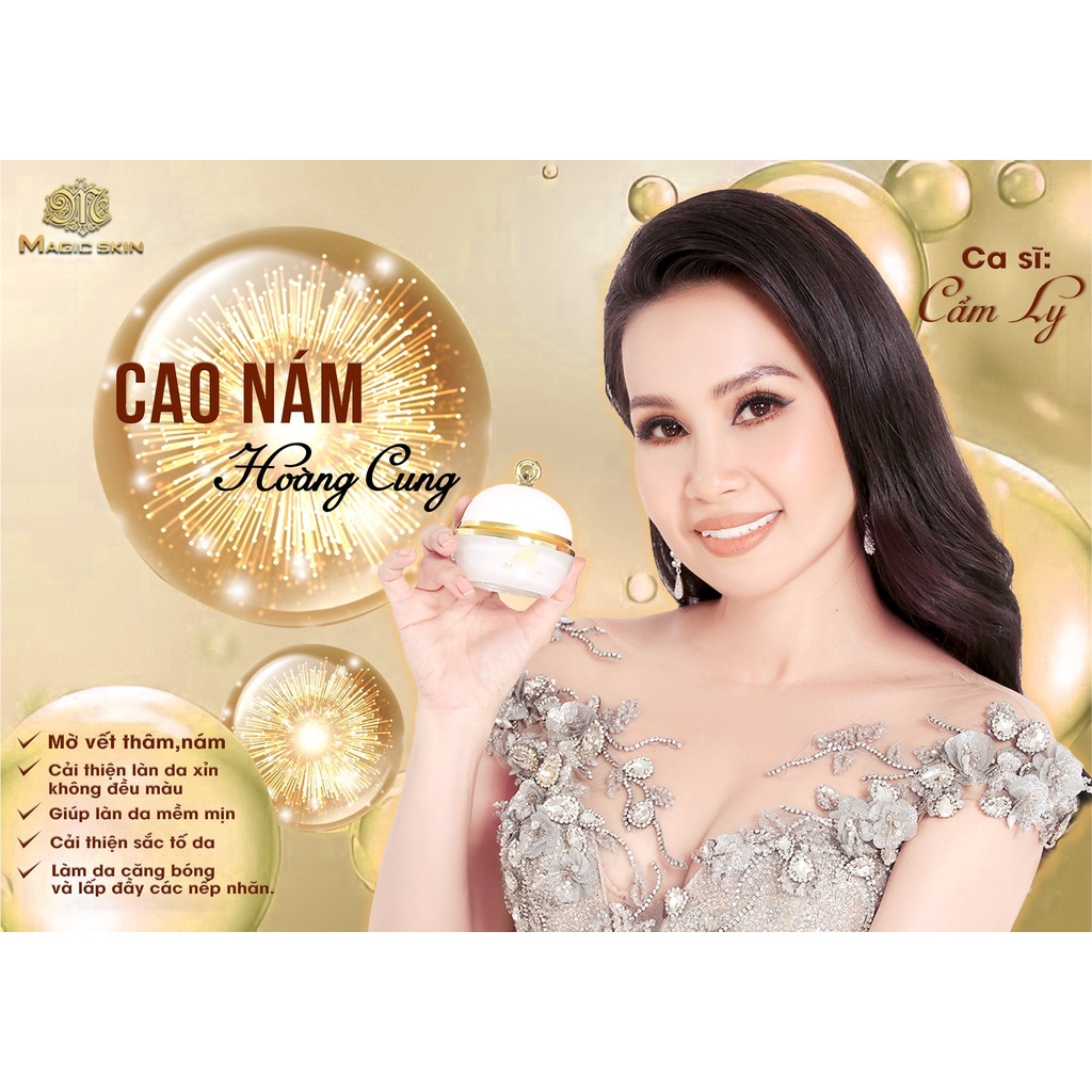 CAO NÁM HOÀNG CUNG MAGIC SKIN Royal Melasma Plus  Kem ngừa nám tàn nhang dưỡng trắng ✔ Size 40g