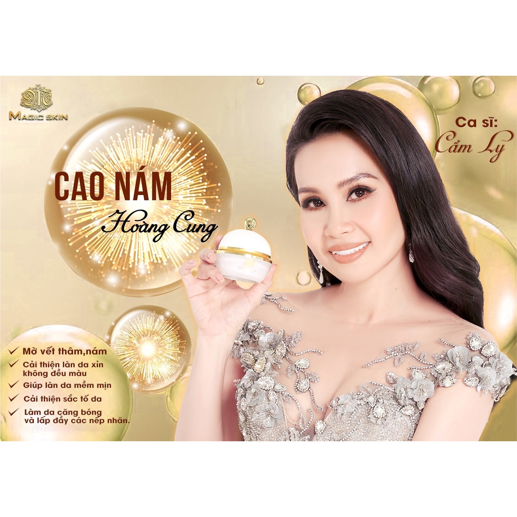 CAO NÁM HOÀNG CUNG MAGIC SKIN Royal Melasma Plus  Kem ngừa nám tàn nhang dưỡng trắng ✔ Size 40g