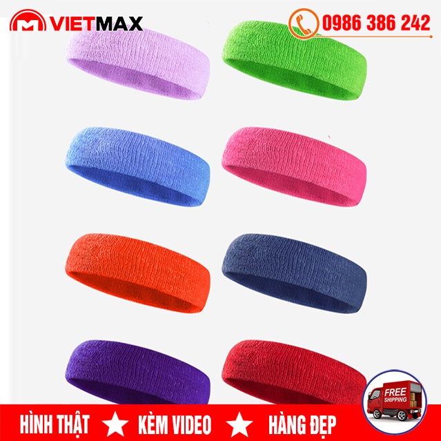 Băng Đô Quấn Trán Thể Thao Vải Cotton Mềm Mịn Co Giãn Cá Tính Nhiều Màu Hợp Thời Trang Cho Nam/Nữ