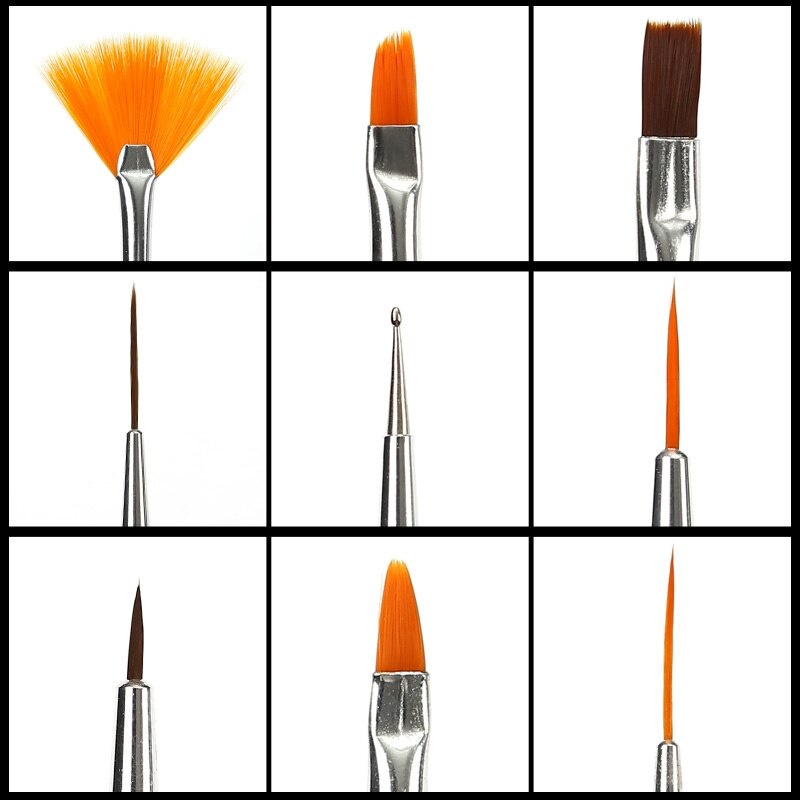 [Hàng mới về] Set cọ vẽ móng tay 3d chuyên dụng