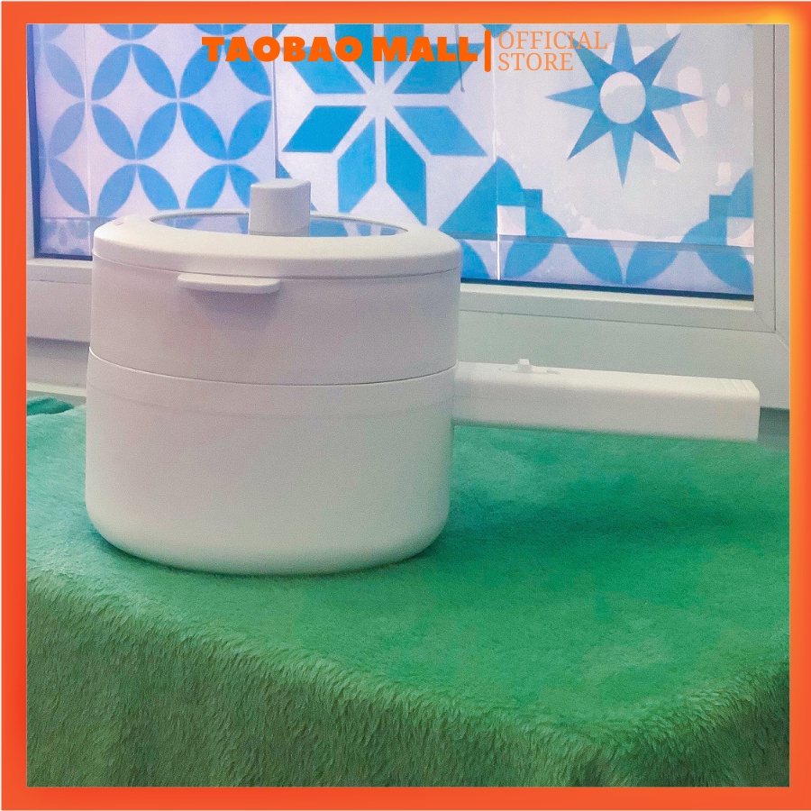 Nồi Lẩu Điện Đa Năng, Nồi Lẩu Mini LKèm Xửng Hấp, Chống Dính, Có Thể Chiên, Xào, Nấu ăn, nấu cơm, nấu lẩu