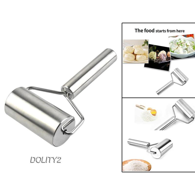 2 Cây Lăn Bột Làm Bánh Pizza Bằng Thép Không Gỉ